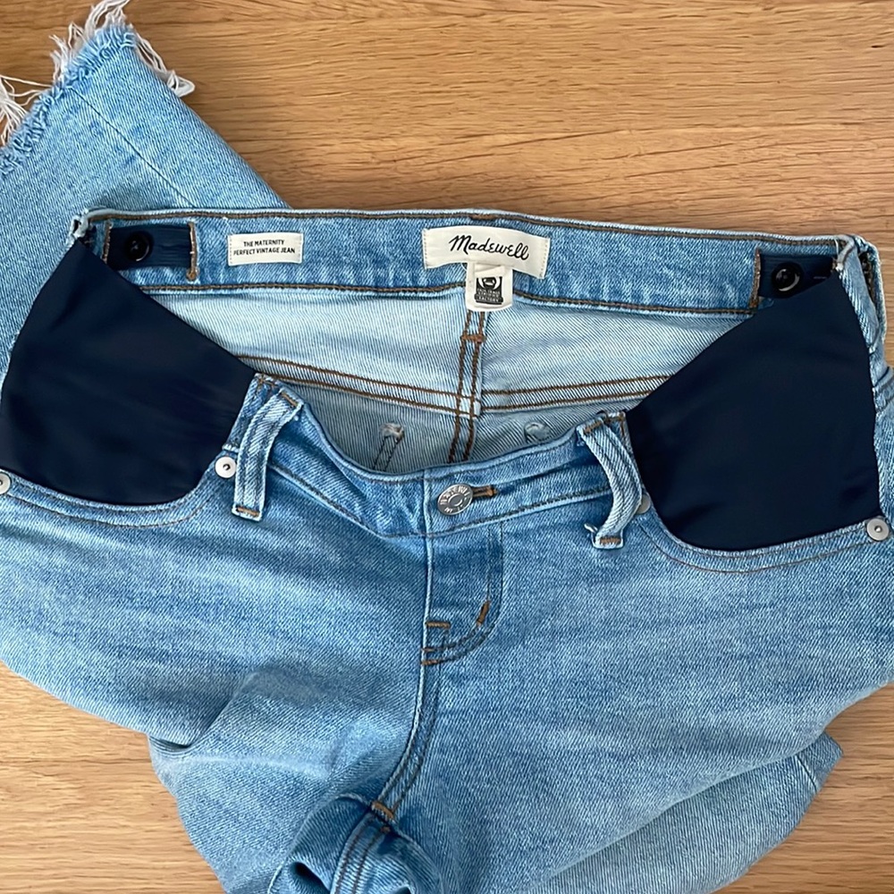 Madewell perfect vintage maternity jean, 25